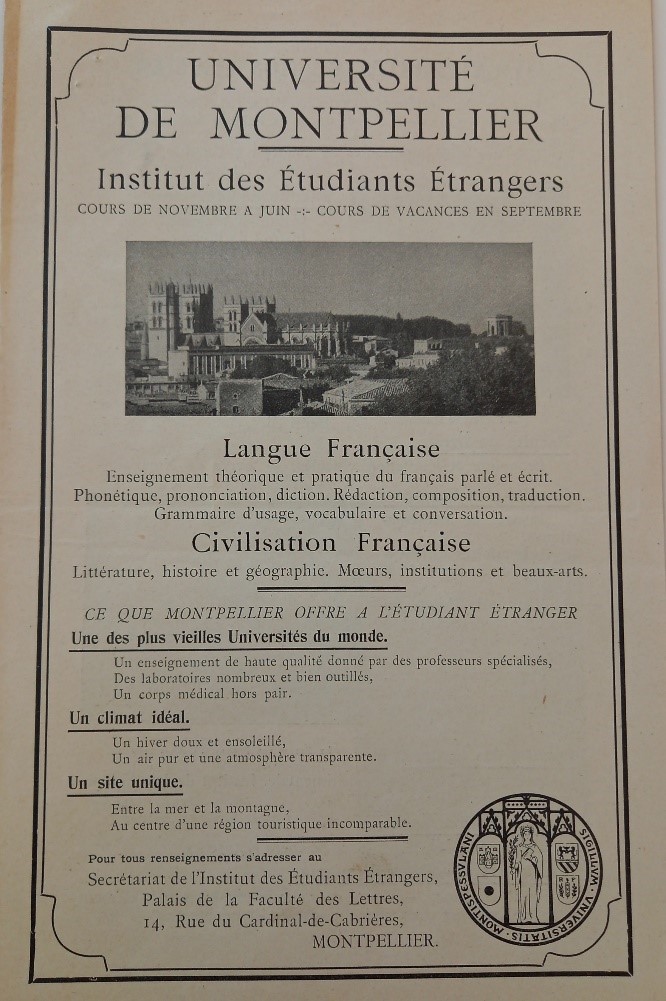 institut d'études françaises