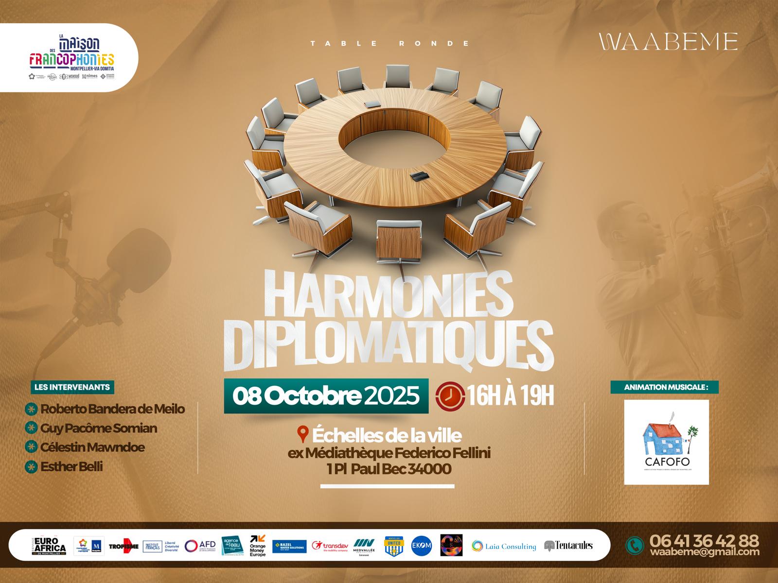 affiche Harmonies diplomatiques