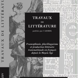 collection "Travaux de littérature", numéro XXXV, 2022